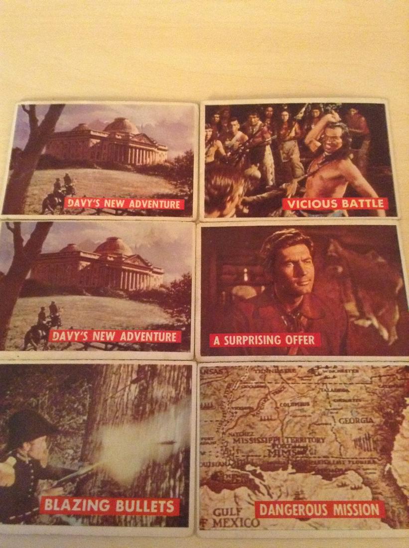 Walt Disney Davey crocket trading cards, very good: Walt Disney Davey crocket trading cards, very good condition