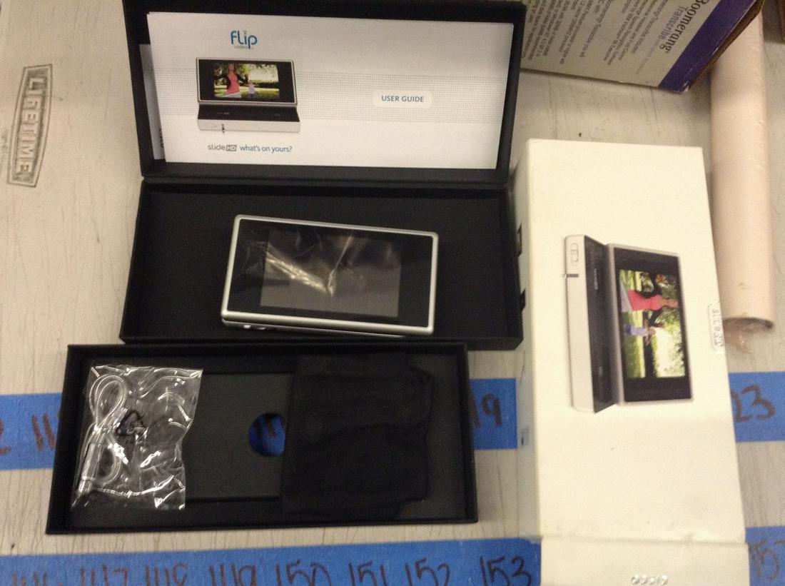 flip video camera with box and all paperwork (1 of 1)