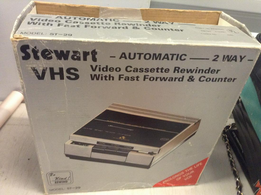 Stewart automatic 2 way VHS, cassette rewinder mode;: (1 of 1)
