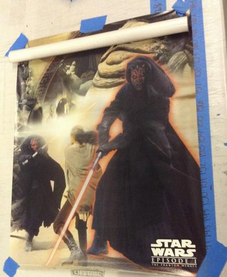 rare star wars 17x22 never opened still sealed in (1 of 1)