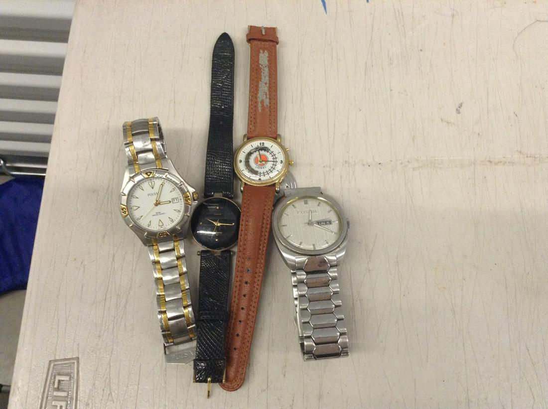 Peugeot pulsar Lionel and fossil watch: Peugeot pulsar Lionel and fossil watch