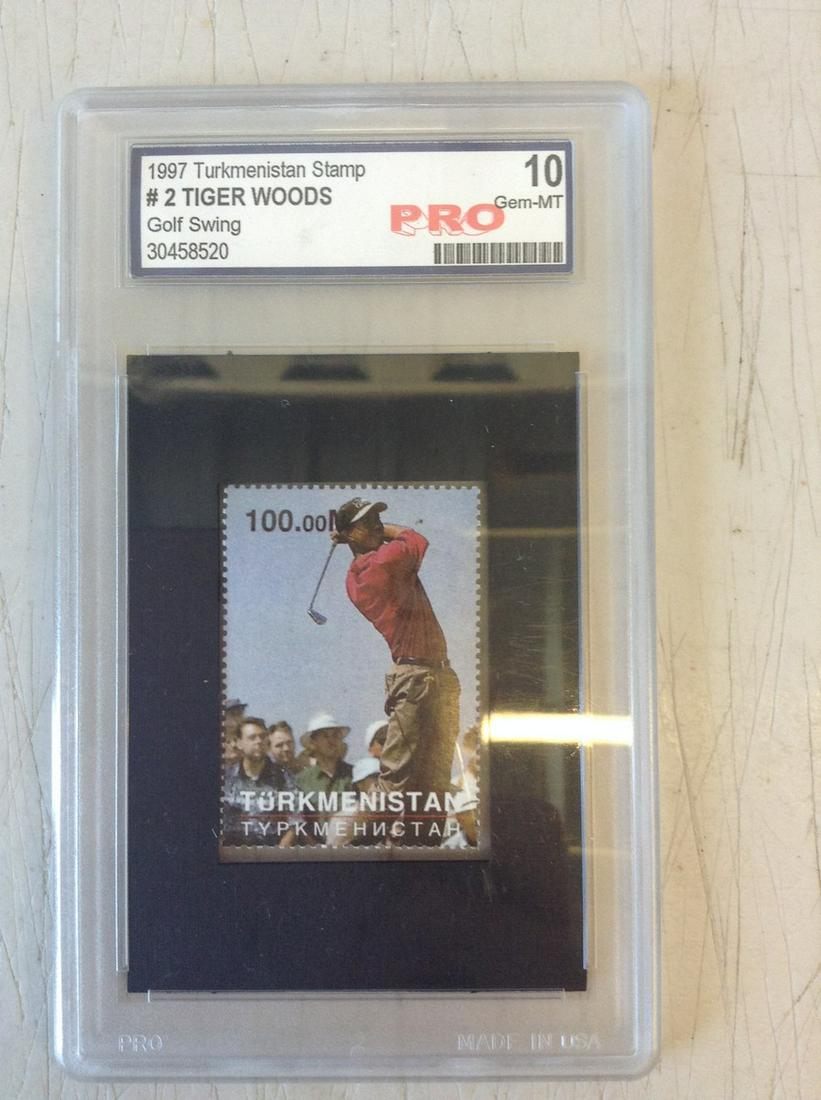 graded tiger woods stamp: graded tiger woods stamp