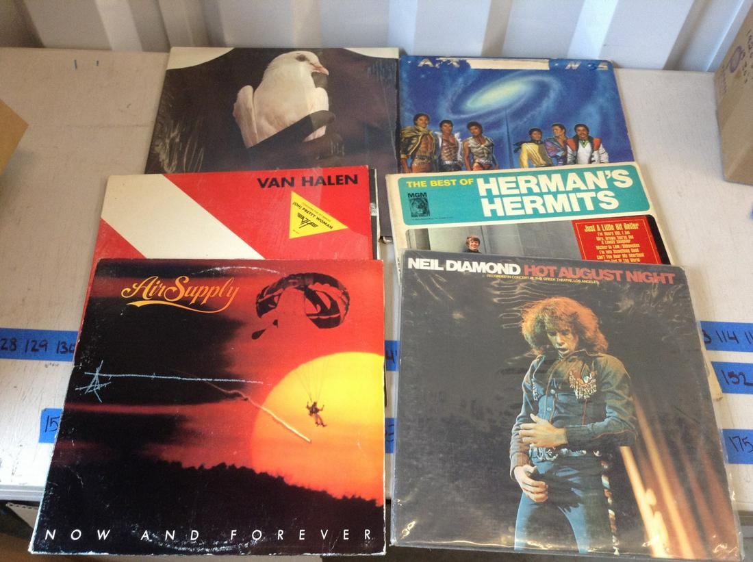 lot of rock LPs: lot of rock LPs