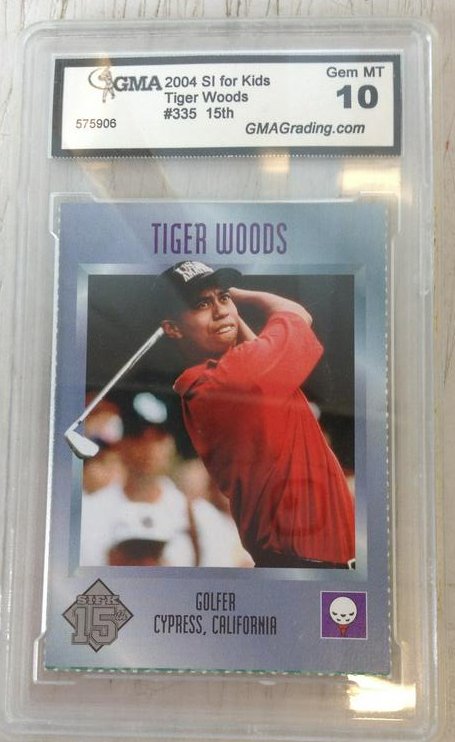 2004 graded Tiger woods Golf Card: 2004 graded Tiger woods Golf Card
