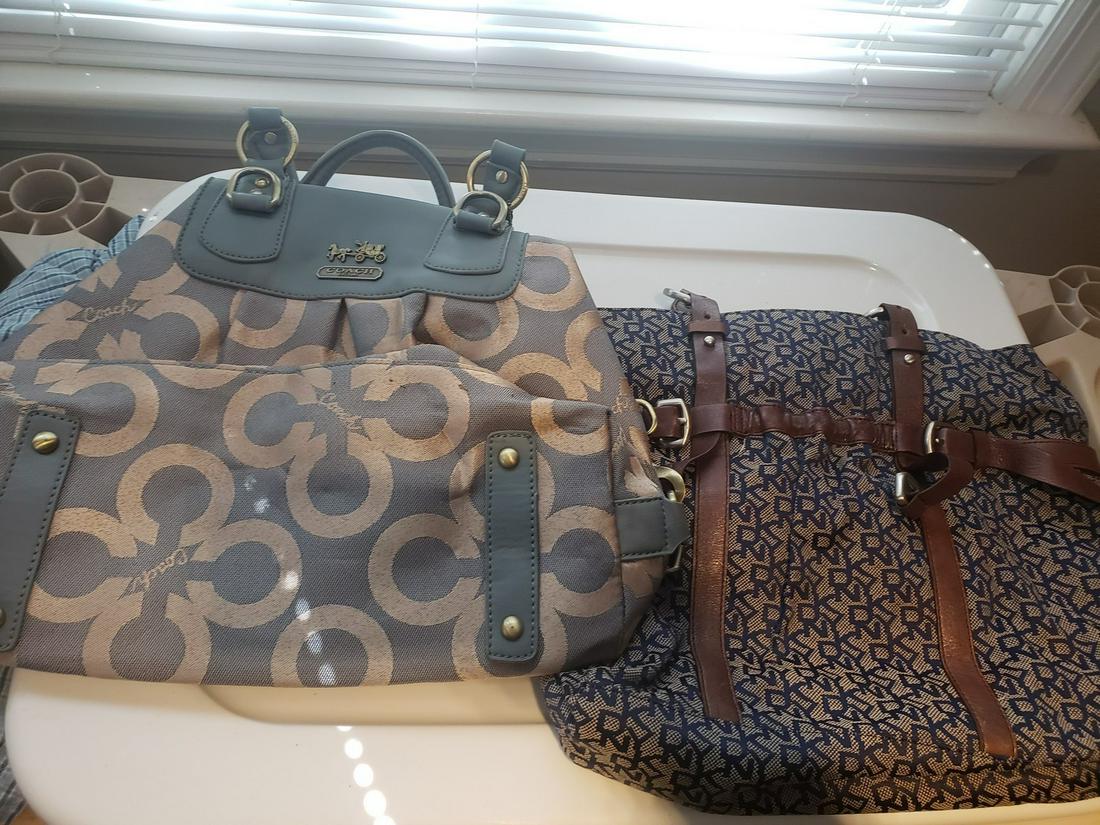 Coach & DKNY purse: Coach & DKNY purse - can not confirm authenticity