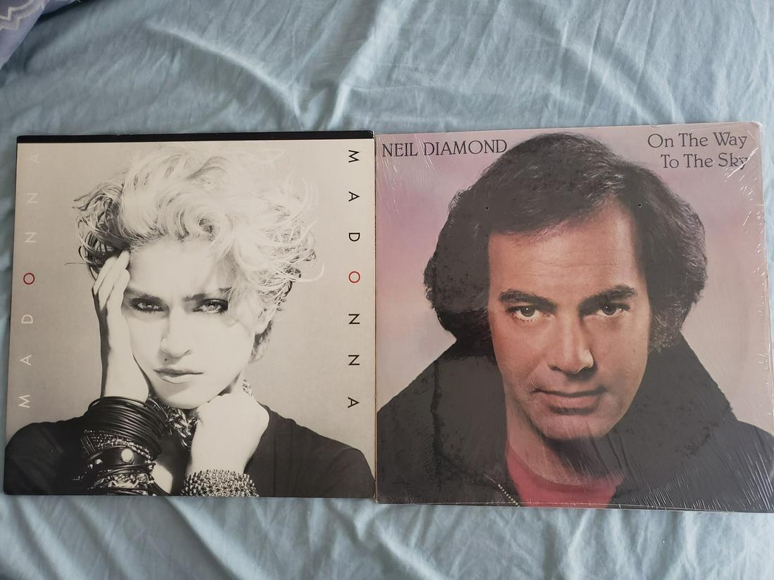 Madonna & Neil Diamond vinyl LP's (1 of 1)