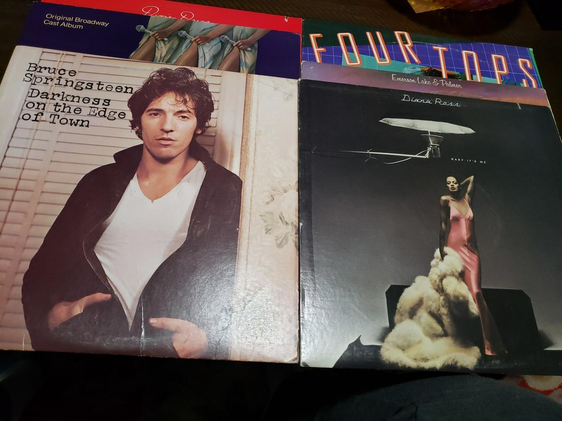 Lot of vinyl albums including Bruce Springstein: Lot of vinyl albums including Bruce Springstein