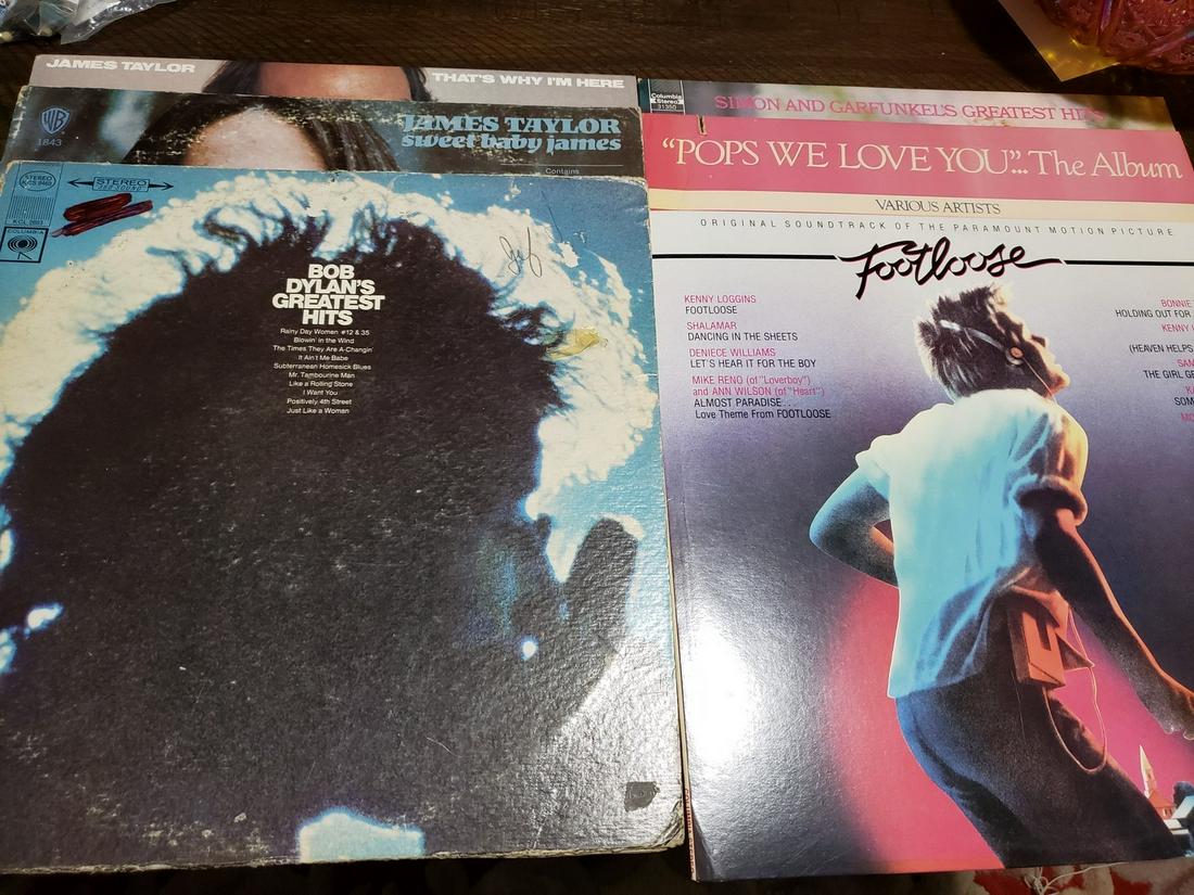Lot of albums including Bob Dylan: Lot of albums including Bob Dylan