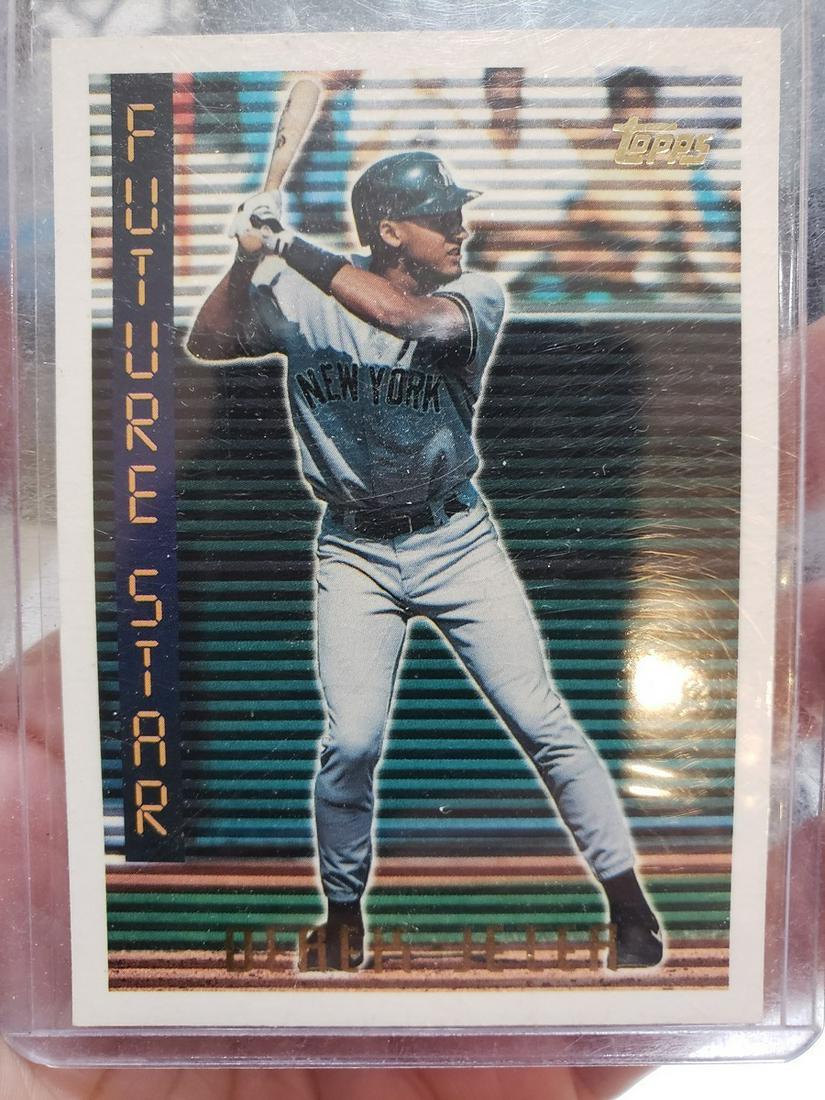 Topps Derek Jeter card (1 of 2)