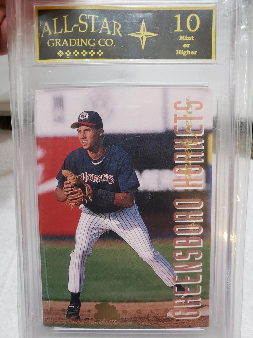 Derek Jeter Greensboro Hornets graded card (1 of 1)
