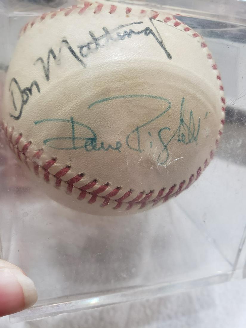 ball signed by Don Mattingly, Dave Winfield, and Willie (1 of 1)