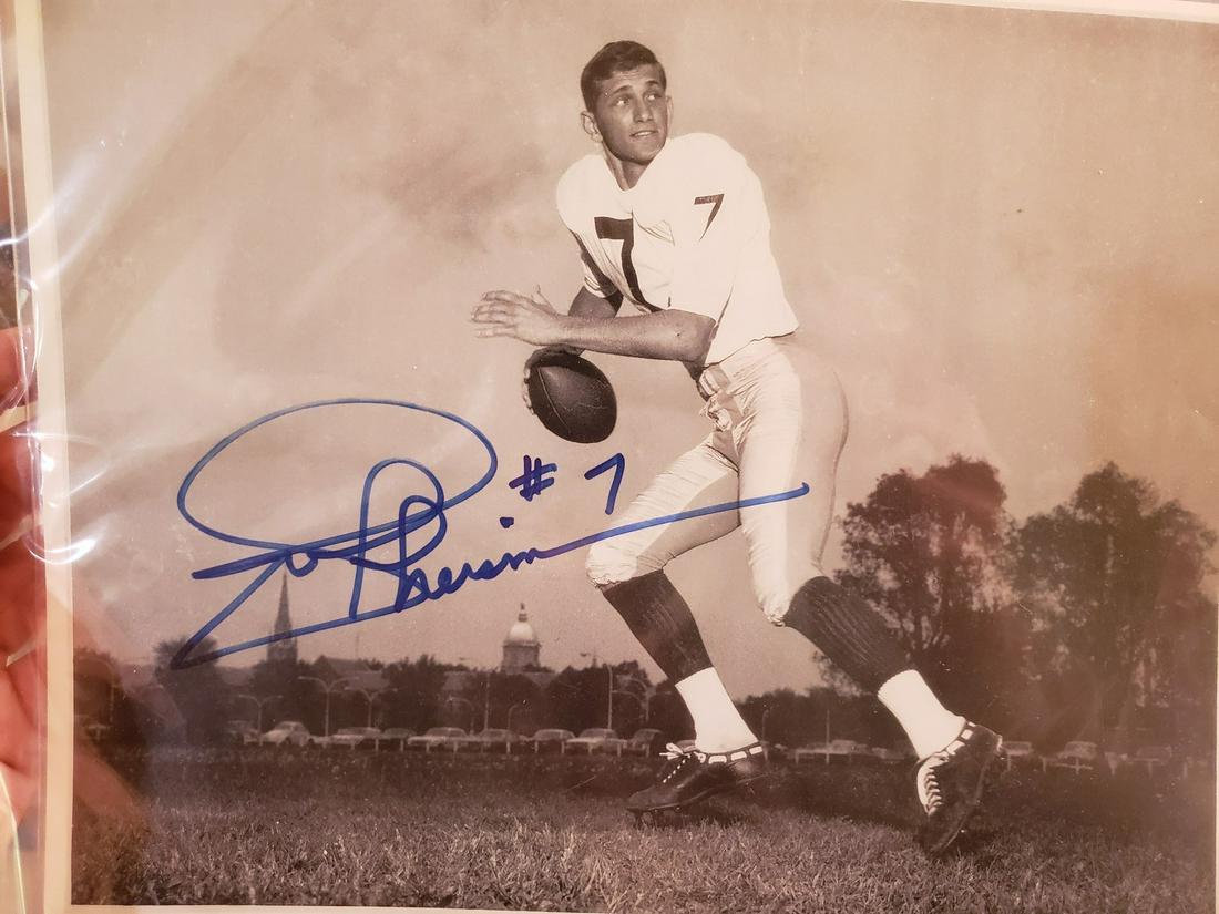 Joe Theismann signed 8x10 picture w/COA (1 of 1)