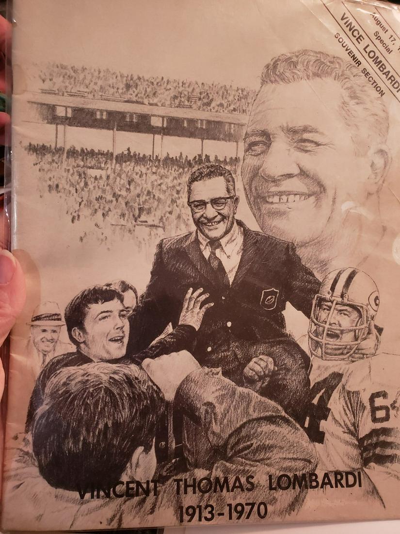 Vince Lombardi program souvenir section (1 of 1)