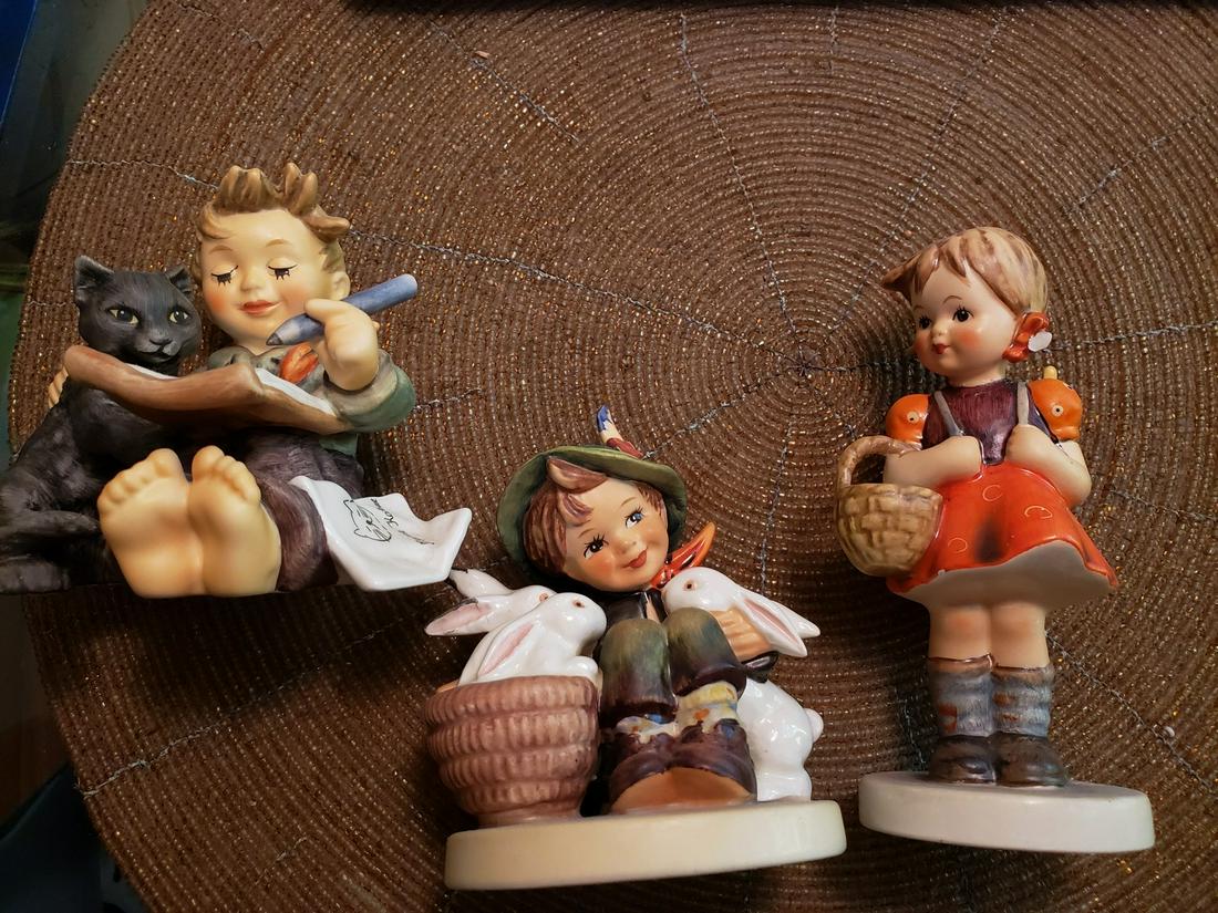 Three vintage goebel figurines: Three vintage goebel figurines