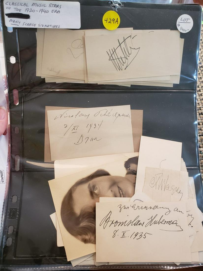 Lot of classical music start of 1920-1940 era (1 of 1)
