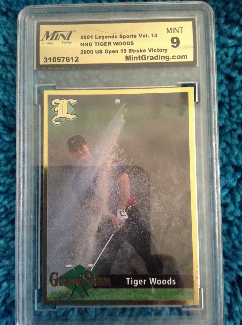graded 2001 9 tiger woods us open 15 stroke victory (1 of 1)