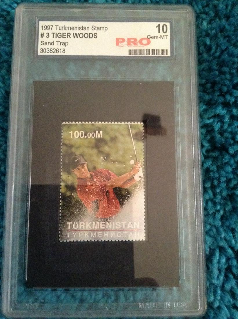 graded 1997 tiger woods stamp 10 pro (1 of 1)