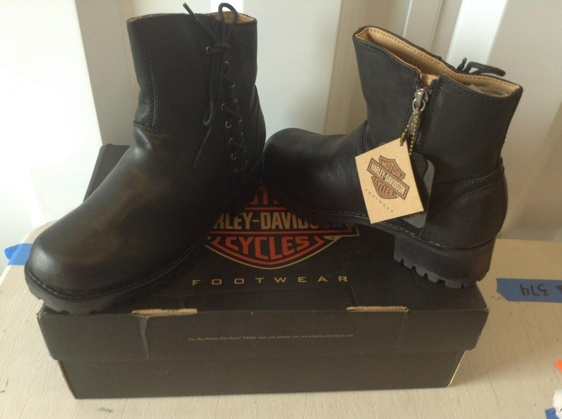 Harley-Davidson side-lace up boots women's size 7.5 (1 of 1)