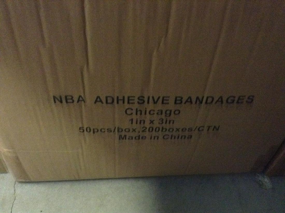 NBA Band-Aids Chicago 50 pc per box, 200 boxes per case: NBA Band-Aids Chicago 50 pc per box, 200 boxes per case