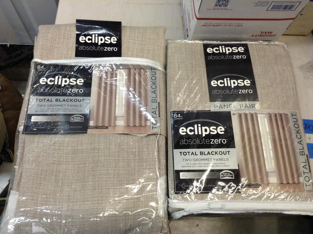 new 84" eclipse black out curtains: new 84" eclipse black out curtains