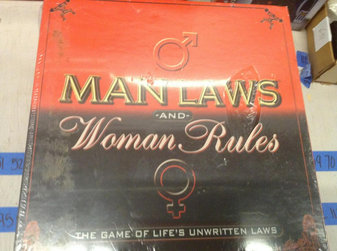 man laws and women rules sealed game (1 of 1)