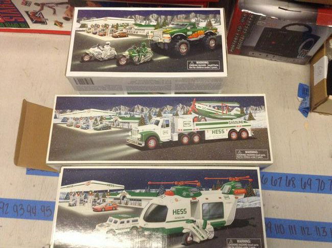 lot of three Hess trucks (1 of 1)