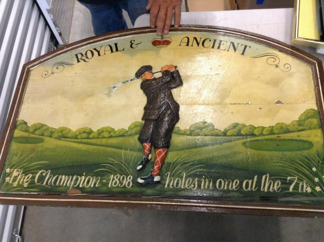 painted Golf sign (1 of 1)