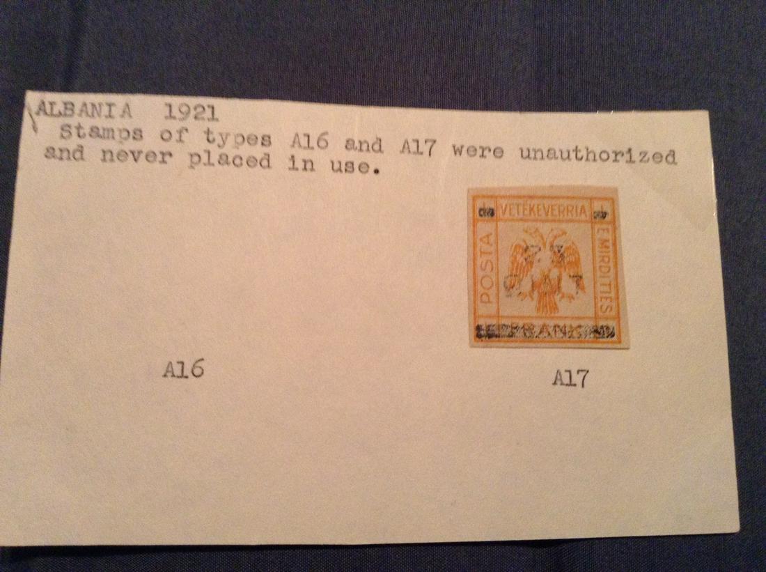 Albania 1921 stamp rare never on the market: Albania 1921 stamp rare never on the market