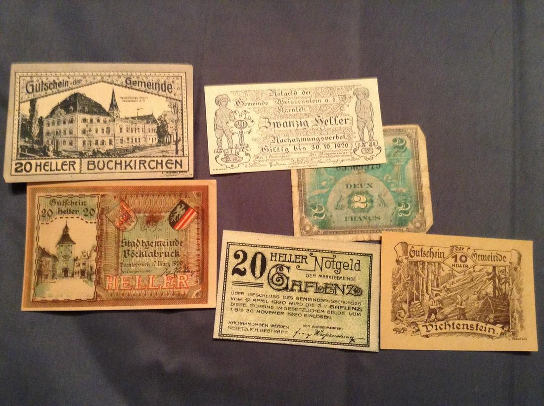 1920's German currencies: 1920's German currencies