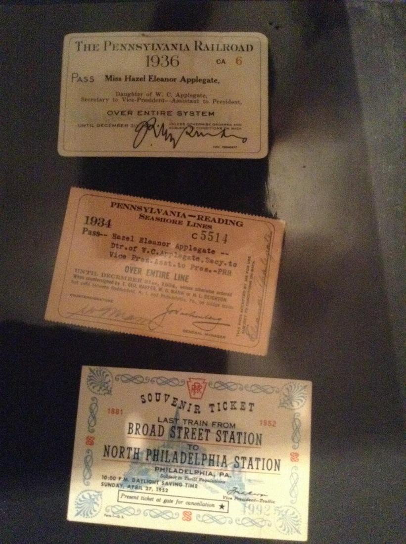 1930's Pennsylvania railroad tickets: 1930's Pennsylvania railroad tickets
