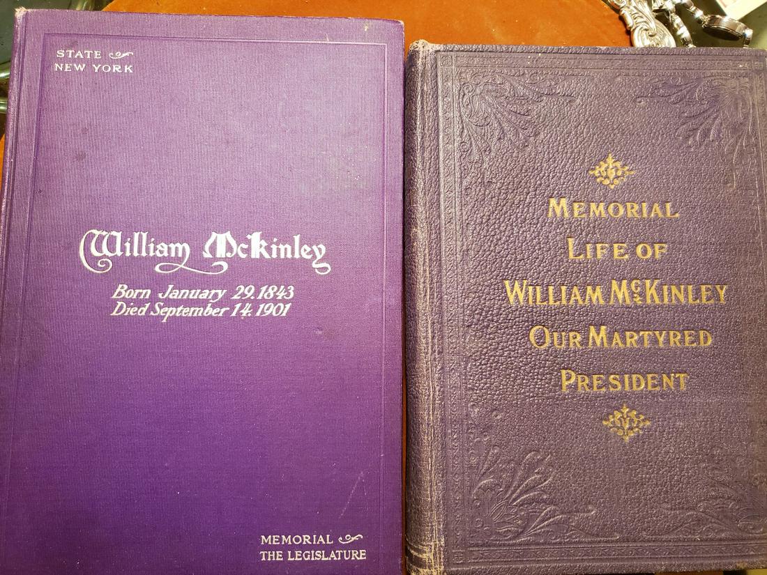 Two antique William McKinley books (1 of 1)