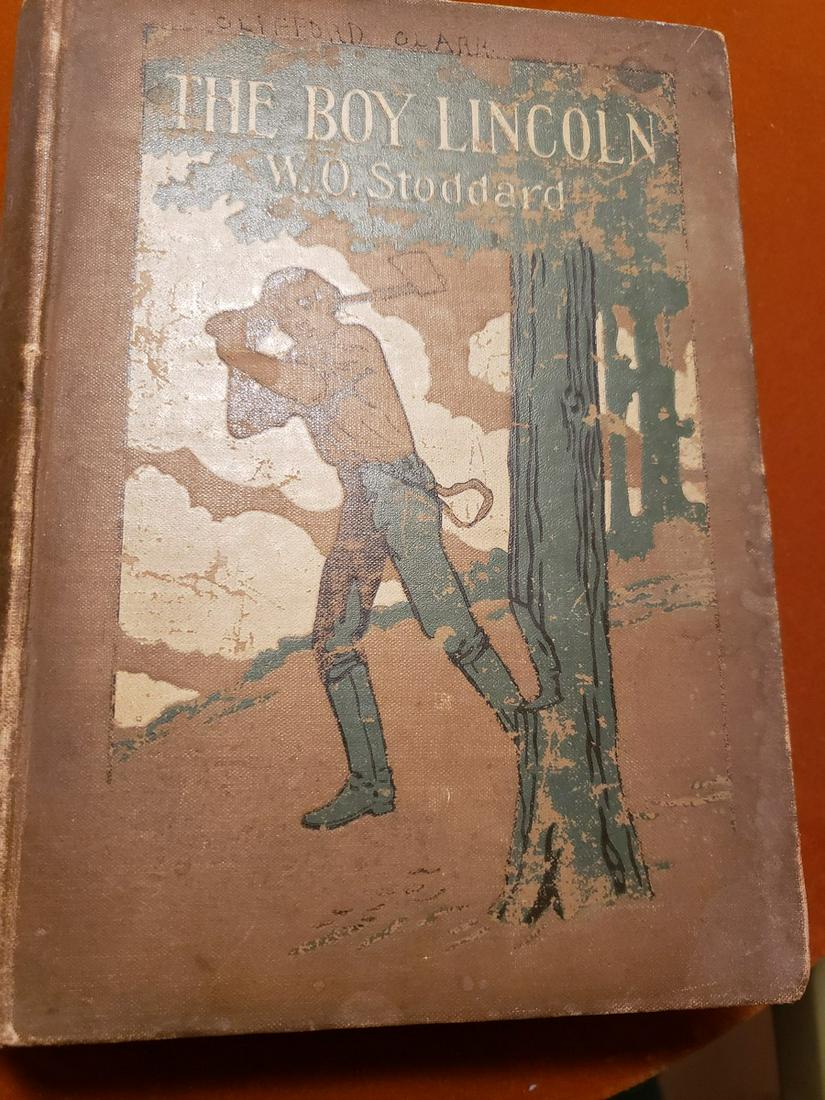 The Boy Lincoln W.O. Stoddard antique book (1 of 1)