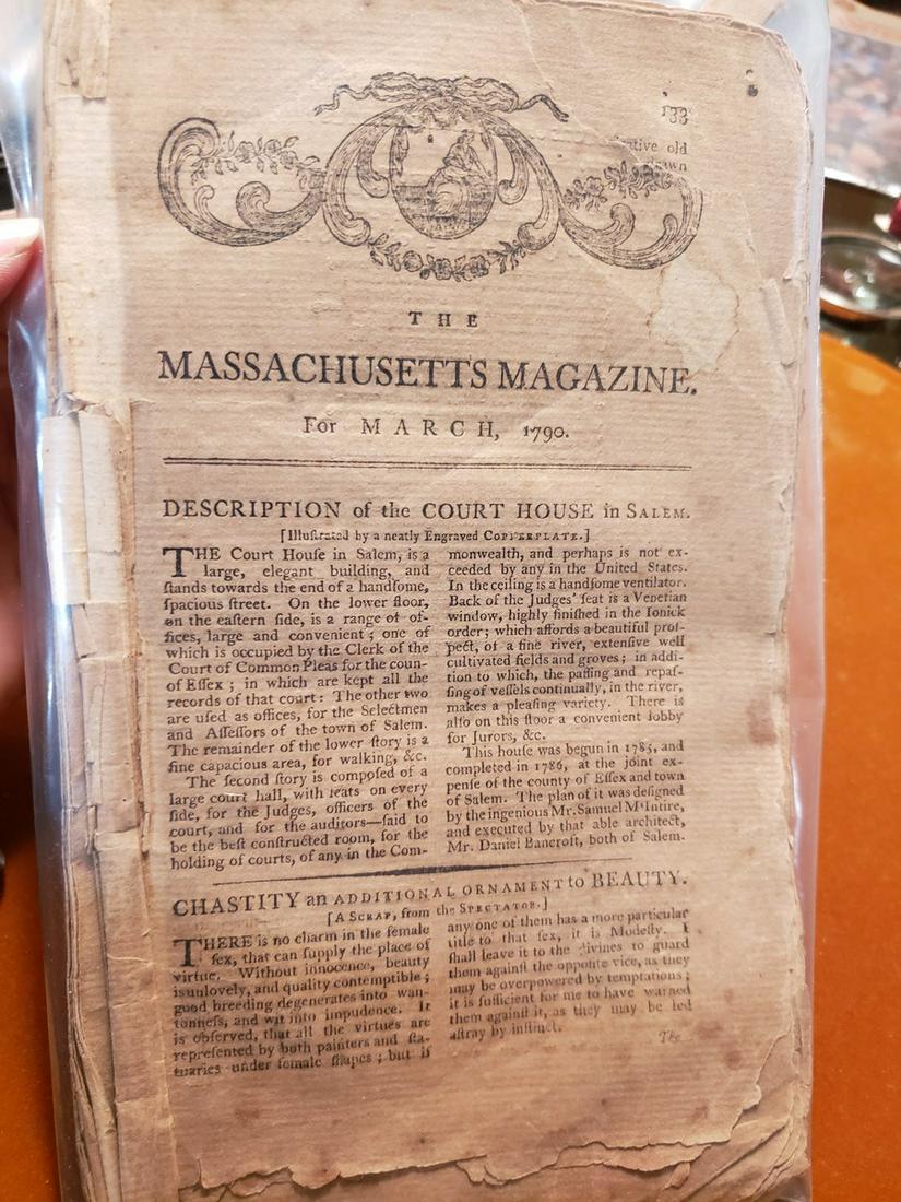 The Massachusetts Magazine for March 1790: The Massachusetts Magazine for March 1790