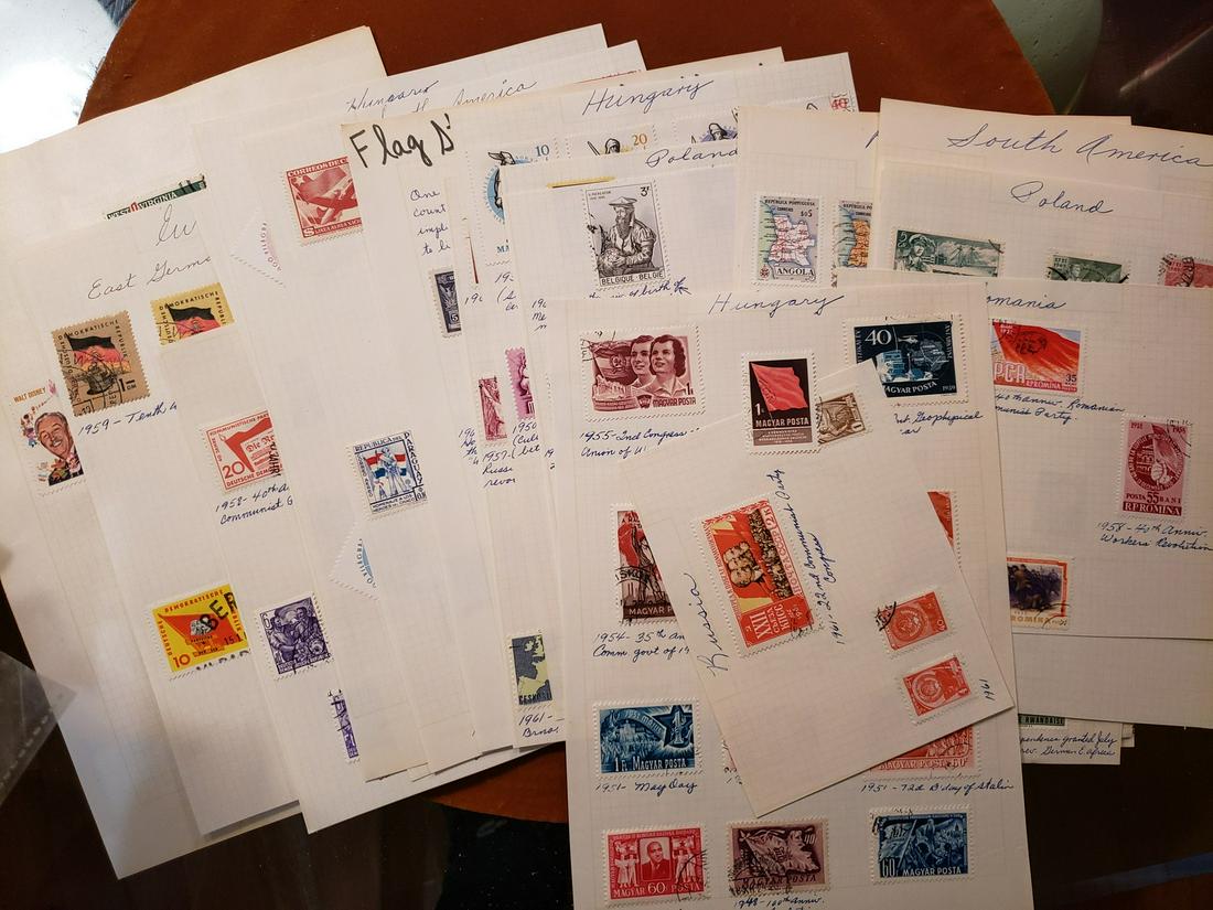 Large lot of foreign stamps (1 of 1)