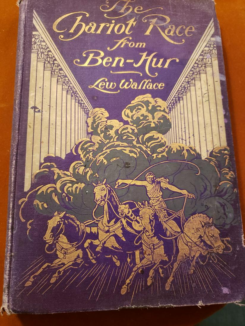 The Chariot Race from Ben-Hur by Lew Wallace antique (1 of 1)