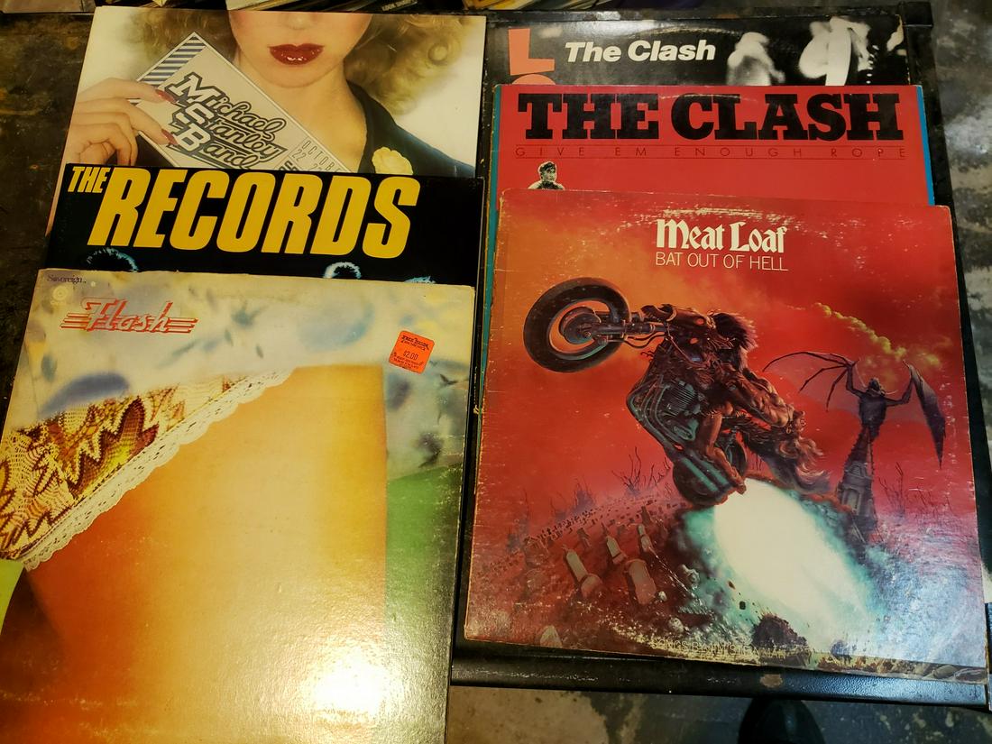Meat loaf, the clash, flash, the records, michael: Meat loaf, the clash, flash, the records, michael stanley band