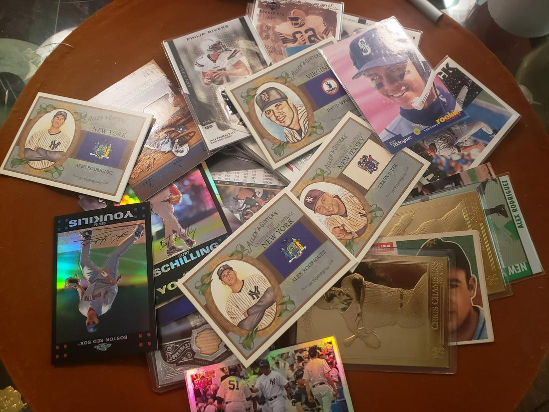 Large lot of baseball cards - includes Alex Rodriguez (1 of 1)