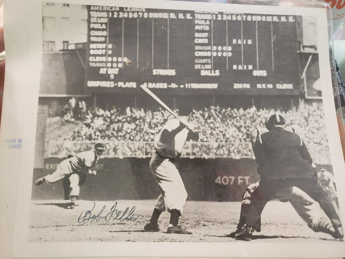 Bob Feller signed 8x10 photo no coa (1 of 1)