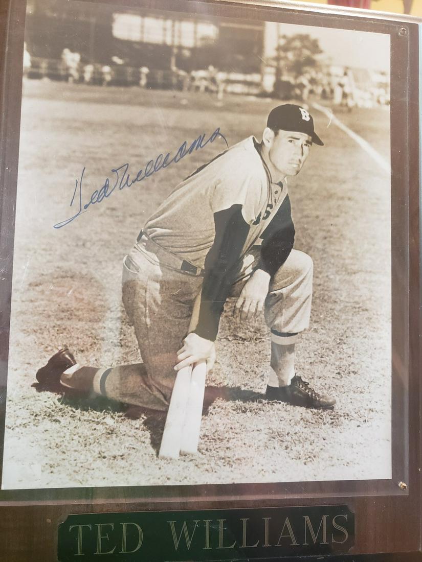 Framed signed Ted Williams 8x10 photo (1 of 1)