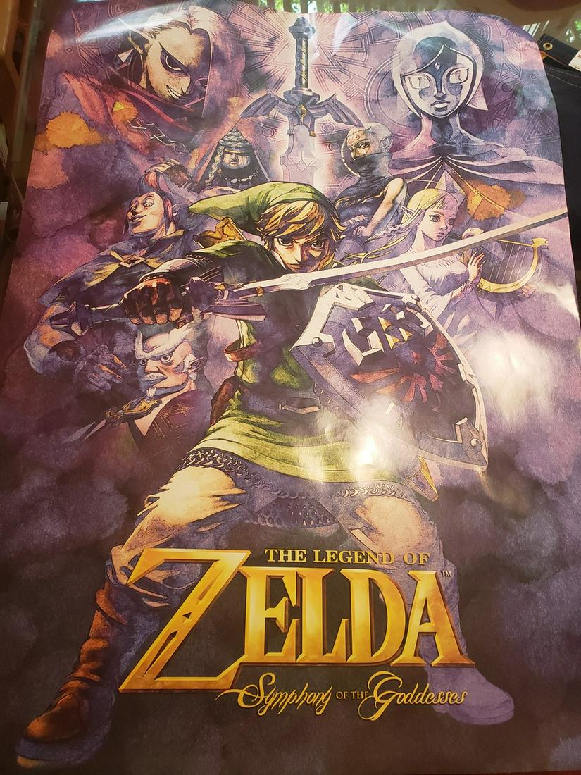 The Legend of Zelda Symphony of the Goddesses poster -: The Legend of Zelda Symphony of the Goddesses poster - Nintendo
