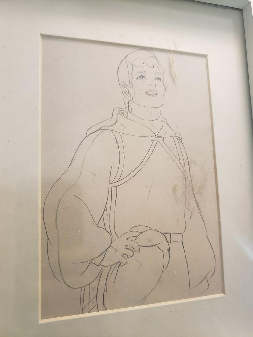 framed drawing of prince or Michael Jackson?: framed drawing of prince or Michael Jackson?