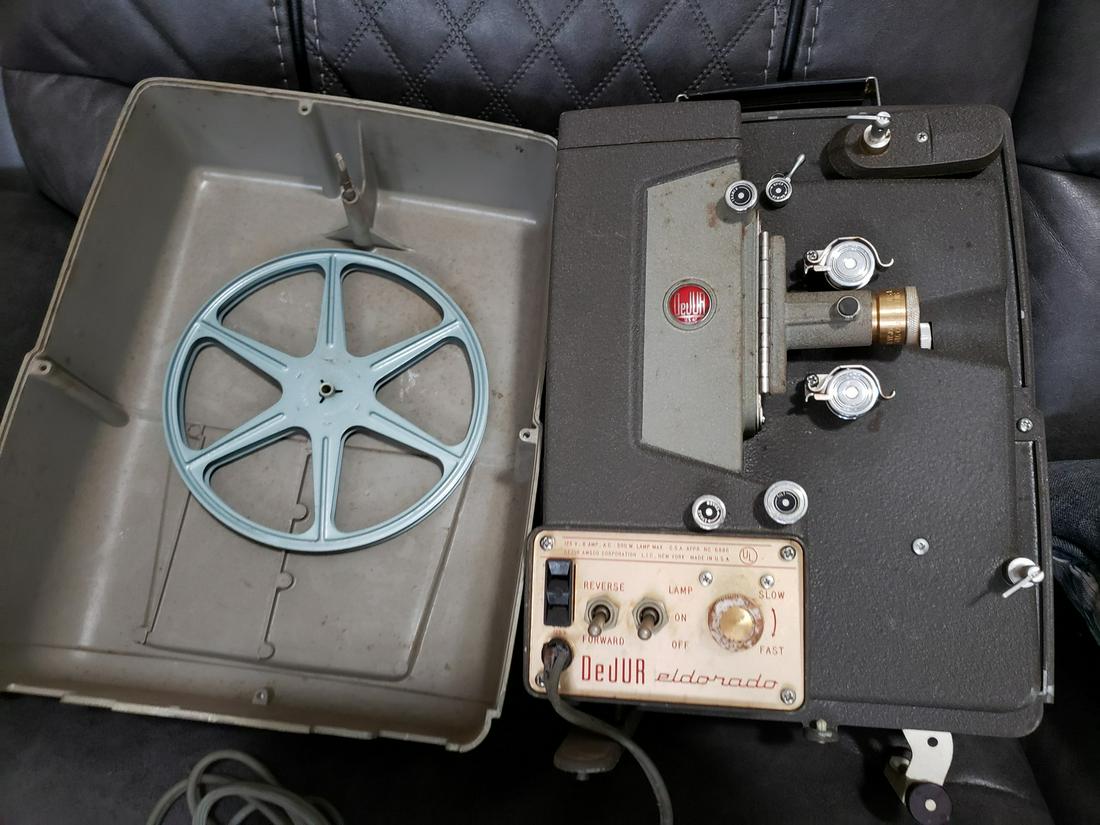 vintage Dejur Eldorado 8mm projector: vintage Dejur Eldorado 8mm projector