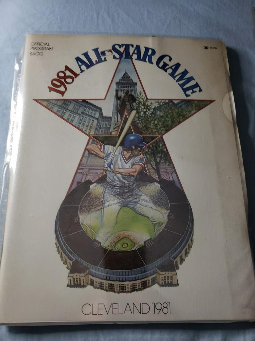 198 All Star game program with tickets: 198 All Star game program with tickets