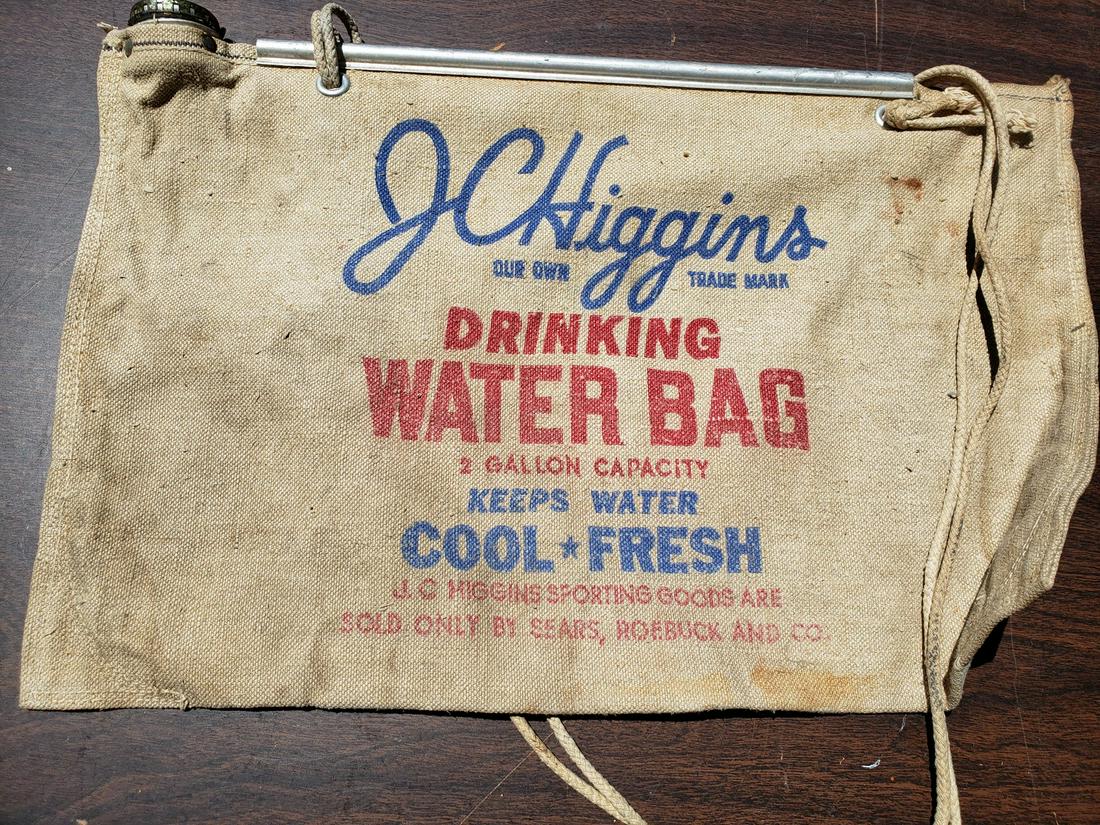 Vintage JC Higgins Drinking water bag: Vintage JC Higgins Drinking water bag