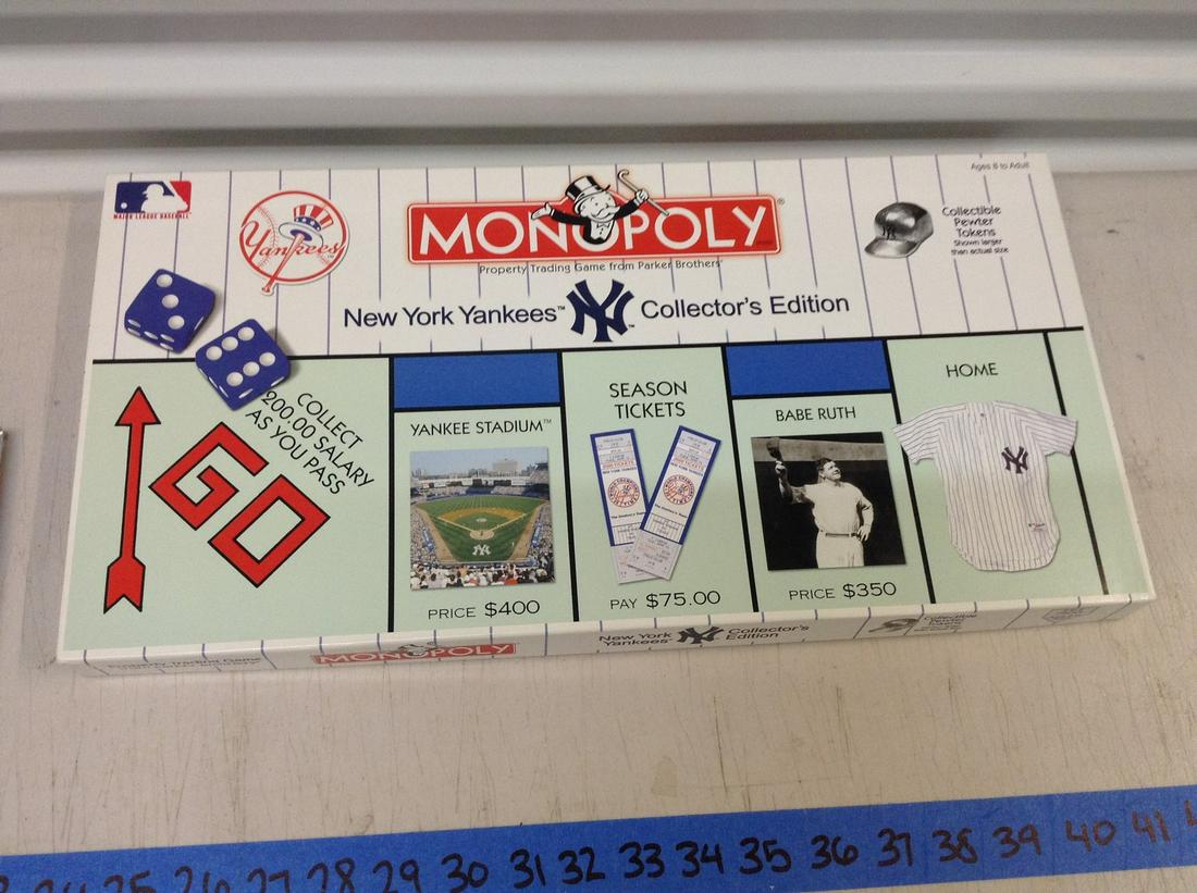 new York yankees monopoly game: new York yankees monopoly game