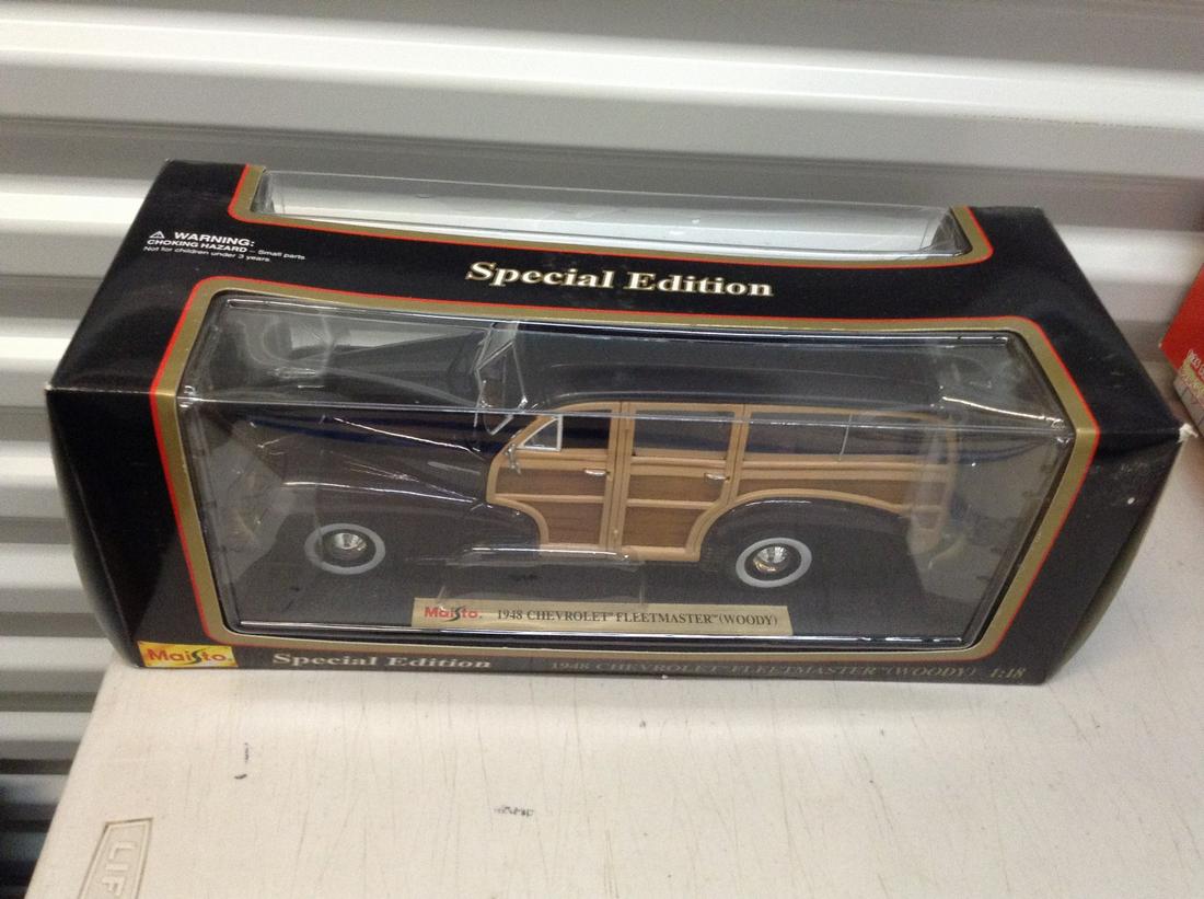 1948 Chevrolet fleet master woody diecast car new in (1 of 1)