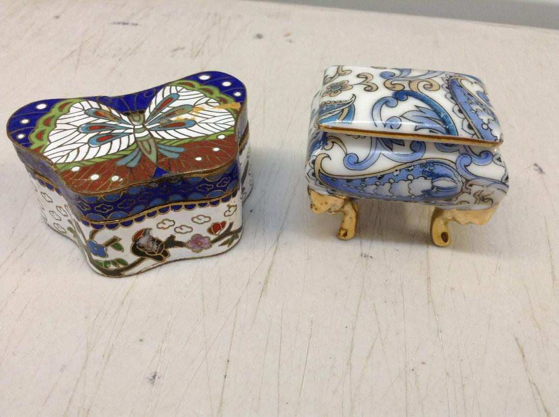 brass enabled trinket box and other trinket box: brass enabled trinket box and other trinket box