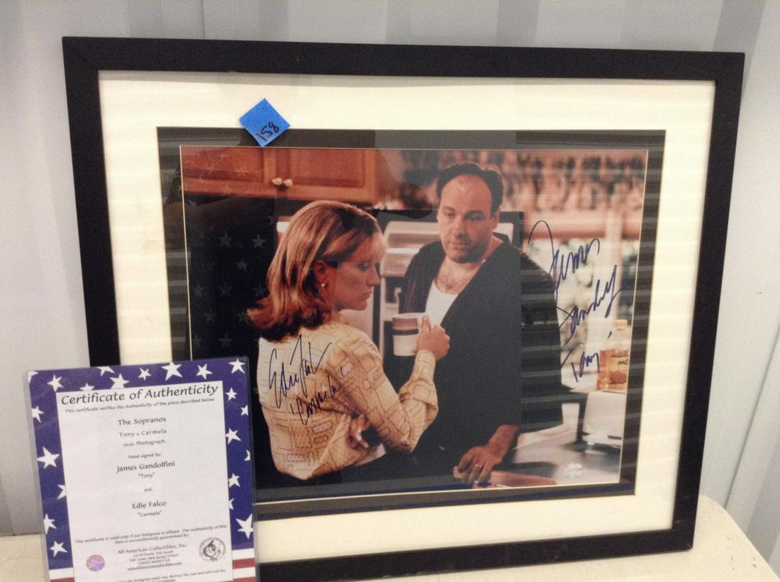 Soprano tony and carmeloa photograph signed 28x24 (1 of 1)