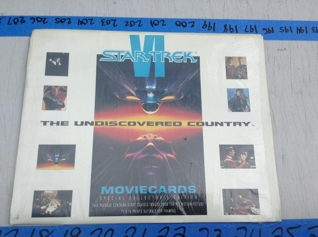 star trek movie cards 11x14 each sealed has 8 imagines: star trek movie cards 11x14 each sealed has 8 imagines 1991