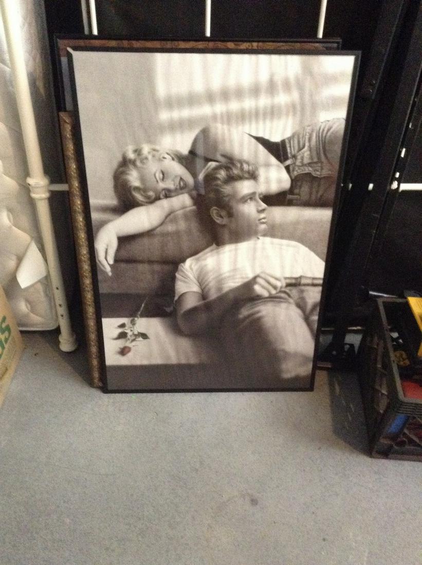 James dean and Marilyn Monroe print 36x24 (JD): James dean and Marilyn Monroe print 36x24 (JD)